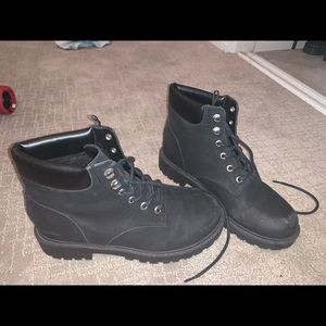 Black boots